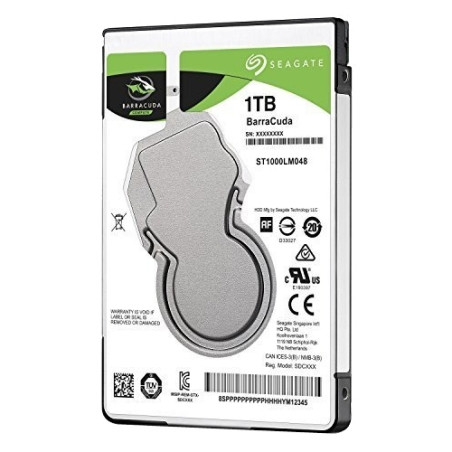 Disco duro interno hdd seagate barracuda st1000lm048 1tb 2.5 pulgadas sata 7mm  5400rpm  buffer 128mb