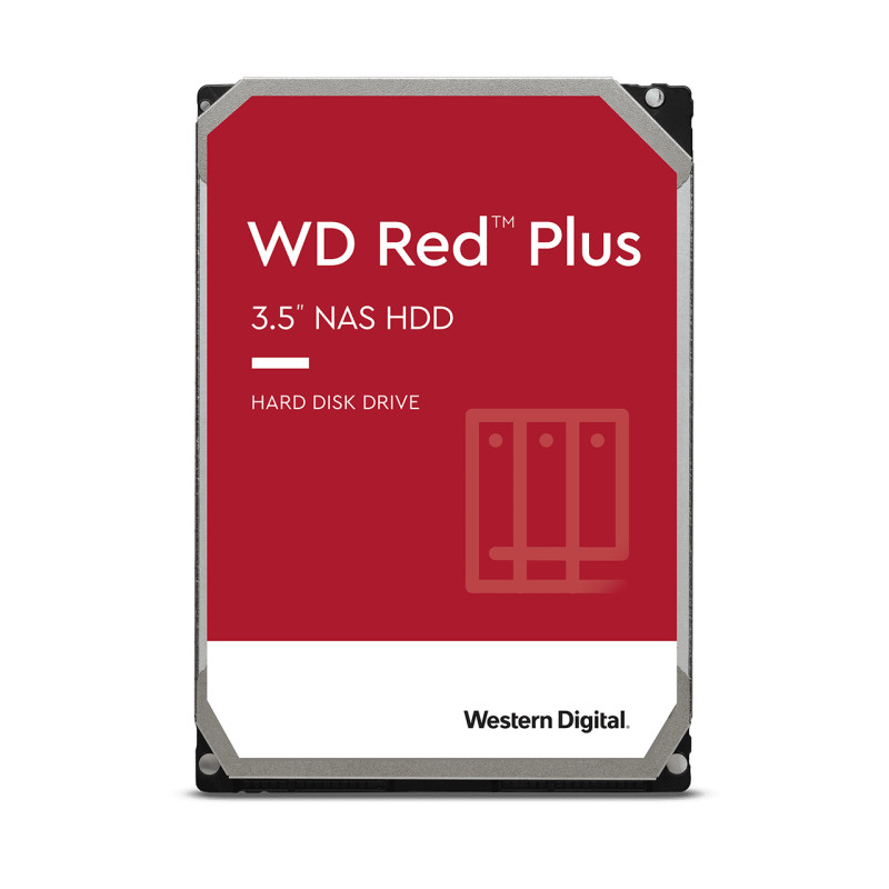 Disco duro interno hdd wd western digital nas red plus  wd120efbx 12tb  3.5 pulgadas 7200rpm 256mb