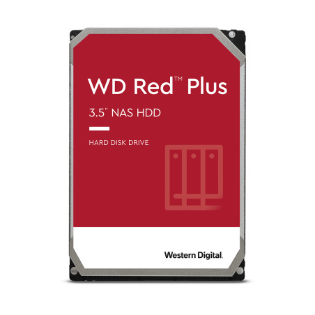 Disco duro interno hdd wd western digital nas red plus  wd120efbx 12tb  3.5 pulgadas 7200rpm 256mb