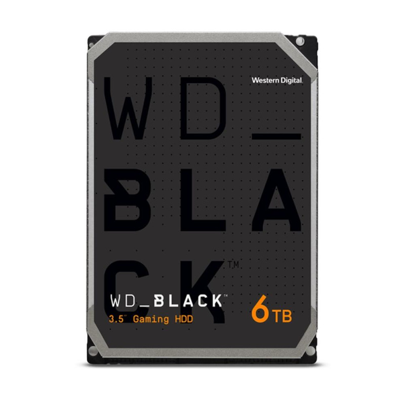 Disco duro interno hdd wd western digital black wd6004fzwx 6tb 3.5 pulgadas sata 7200rpm