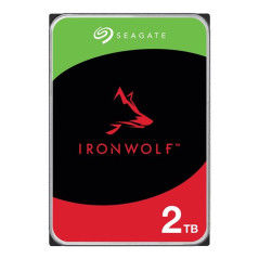 Disco duro interno hdd seagate ironwolf nas st2000vn003 2tb 3.5 pulgadas 5400rpm -  256mb -  sata 6gb - s