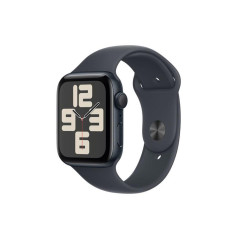 APPLE WATCH SE 44MM GPS MIDNIGHT ALUMINIUM CASE WITH MIDNIGHT SPORT BAND M/L MXEK3QL/A