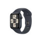 APPLE WATCH SE 44MM GPS MIDNIGHT ALUMINIUM CASE WITH MIDNIGHT SPORT BAND M/L MXEK3QL/A