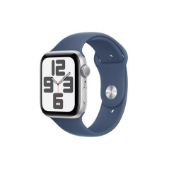 Smartwatch apple watch se gps 44mm silver case blue band