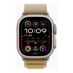 Smartwatch apple watch ultra 2 gps + cell 49mm natural titanium case alpine loop s