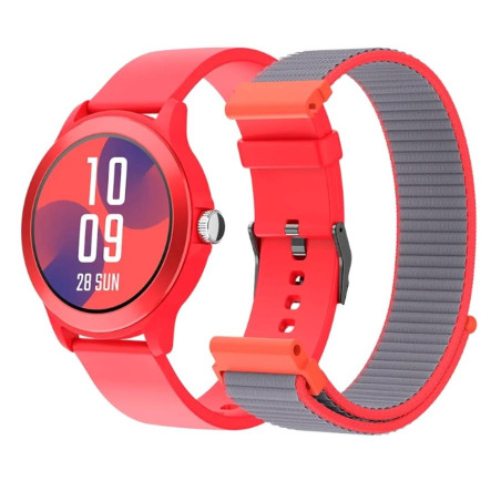 Smartwatch spc smartee duo live 1.27 pulgadas rojo + kit