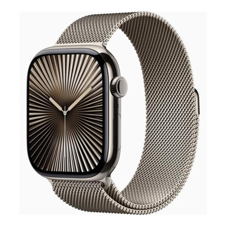 Smartwatch apple watch series 10 gps + cell 46mm natural titanium loop s - m