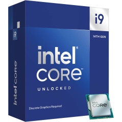 Intel Core i9 i9-14900K - 3.2 GHz - 24 processori - 32 thread - 36 MB cache - FCLGA1700 Socket - Box