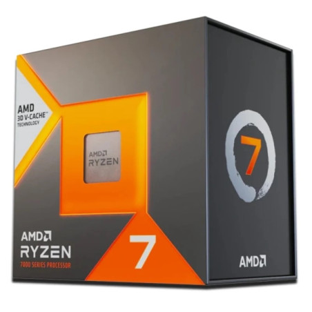 AMD CPU RYZEN 7, 7800X3D, AM5, 5GHz 8CORE, CACHE 104MB, 120W, WOF