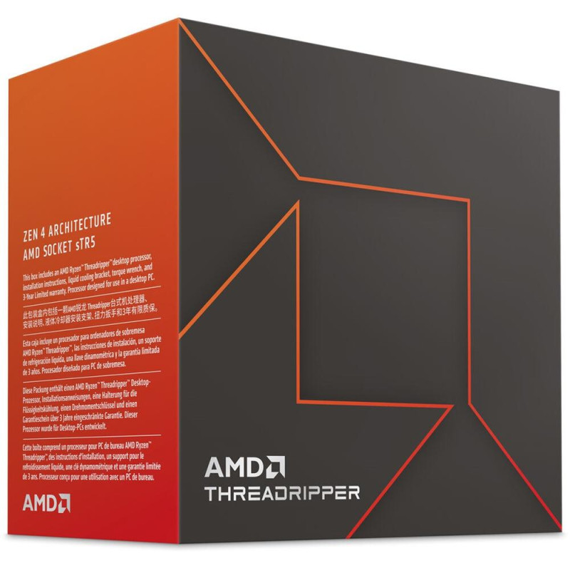 AMD Ryzen ThreadRipper 7980X - 3.2 GHz - 64 processori - 128 thread - 256 MB cache - Socket sTR5 - PIB/WOF