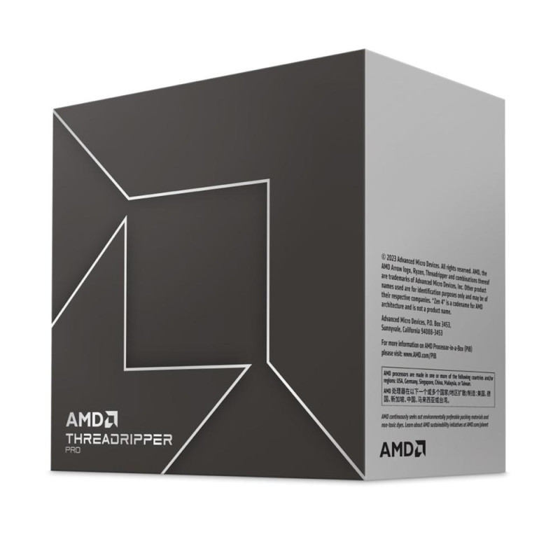 AMD Ryzen ThreadRipper PRO 7985WX - 3.2 GHz - 64 processori - 128 thread - 256 MB cache - Socket sTR5 - PIB/WOF AMD Ryzen ThreadRipper PRO 7985WX - 3.2 GHz - 64 processori - 128 thread - 256 MB cache - Socket sTR5 - PIB/WOF