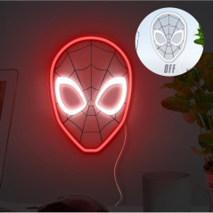 Lmpara de pared paladone spiderman luz led neon