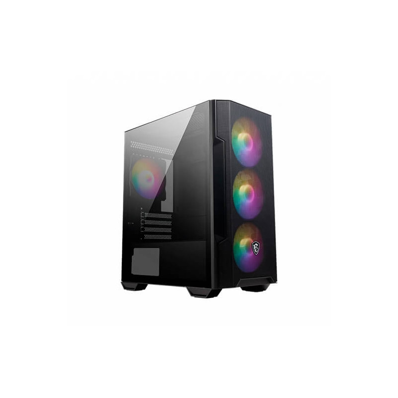 Caja ordenador gaming msi mag forge m100r m - atx 4 x 120mm 1 x usb 3.2 2 x usb 2.0 argb