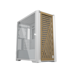 Caja phoenix artisan noble blanca con frontal de madera atx cristal templado gaming cristal templado filtros antipolvo tipo c