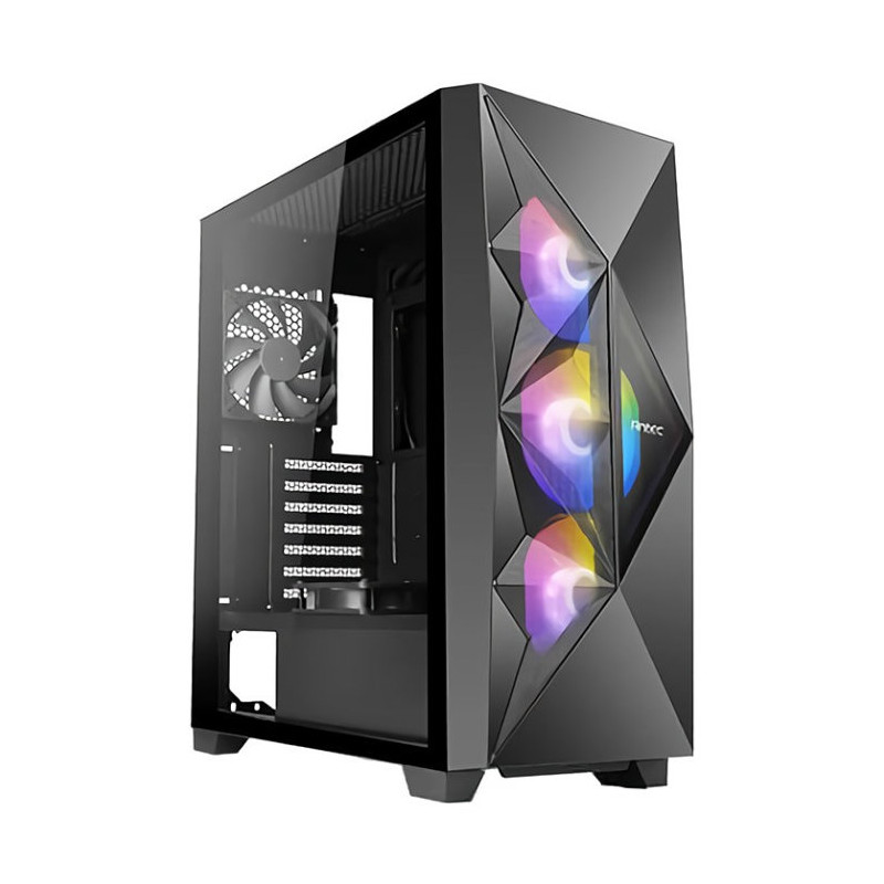 Caja ordenador gaming antec df800 flux atx 2 x usb 3.0 sin fuente negro rgb