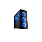 Caja ordenador gaming torre atx nox hummer tgx rainbow  - cristal templado
