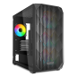 Caja gaming sharkoom mk3 matx negro 3xvent 120mm 3xusb sn fuente