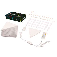 Phoenix astral kit de iluminacin modular rgb con paneles triangulares