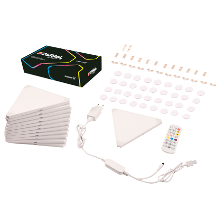 Phoenix astral kit de iluminacin modular rgb con paneles triangulares