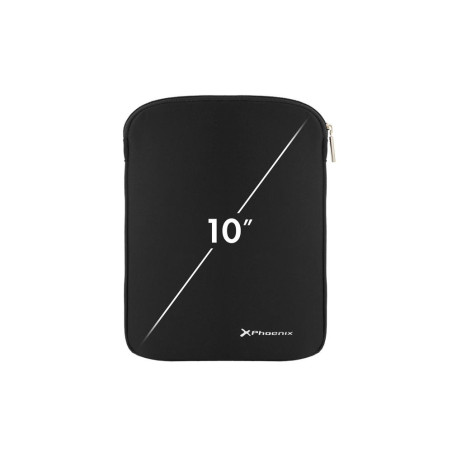 Funda protector phoenix sleeve para porttil o tablet 10 pulgadas negra