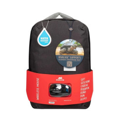 Mochila rivacase bundle 7563 para portatil 15.6 pulgadas + raton inalambrico