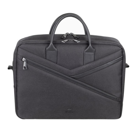 Maletin rivacase 8134 clark eco para portatil 15.6 pulgadas negro