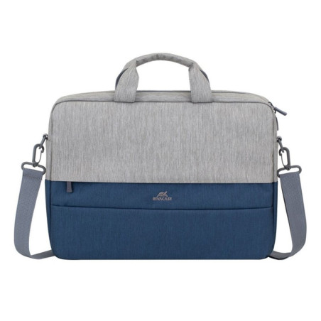 Maletin rivacase 7532 prater para portatil 15.6 pulgadas gris - azul