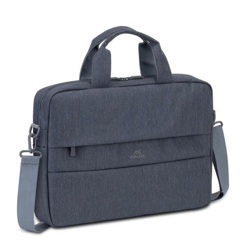 Maletin Rivacase 7522 para portatol 14 pulgadas antirrobo gris obscure