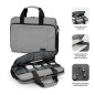 Maletin para portatol subblim air padding 15.6 pulgadas gris