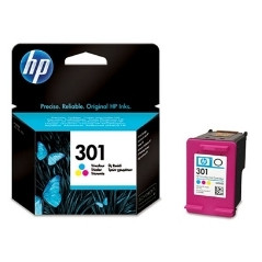 Cartucho tinta hp 301 ch562ee tricolor 3ml1050 -  2050 -  2050s