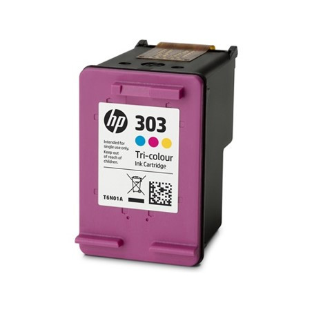 Cartucho tinta hp 303 t6n01ae tricolor cian magenta amarillo