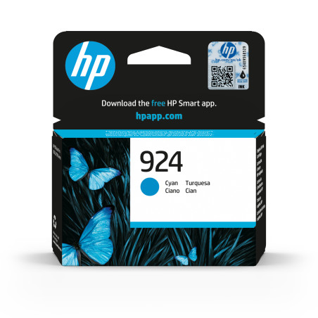 Cartucho tinta hp 924 4k0u3ne cian