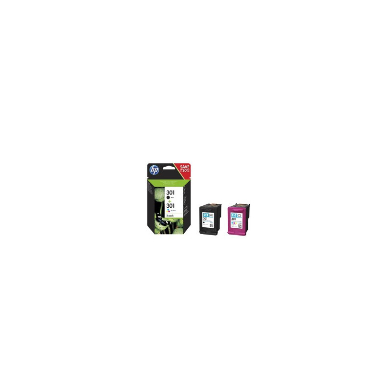 Multipack hp n9j72ae n301 negro y tricolor Multipack hp n9j72ae n301 negro y tricolor