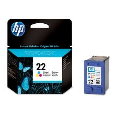 Cartucho tinta hp 22 c9352ae tricolor 5ml 3920 -  3940 -  ps1410
