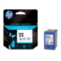 Cartucho tinta hp 22 c9352ae tricolor 5ml 3920 - 3940 - ps1410 Cartucho tinta hp 22 c9352ae tricolor 5ml 3920 - 3940 - ps1410