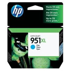 Cartucho tinta hp 951xl cn046ae cian officejet pro 8100  8600 8600 + 8600 premiun