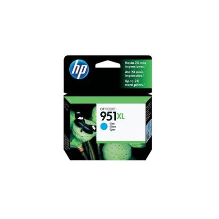 Cartucho tinta hp 951xl cn046ae cian officejet pro 8100  8600 8600 + 8600 premiun