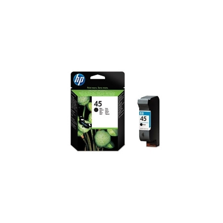 Cartucho tinta hp 45 51645ae negro 42ml 720 -  800 -  932 -  1100