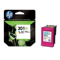 Cartucho tinta hp 301xl ch564ee tricolor 6ml 1050 -  2050 -  2050s