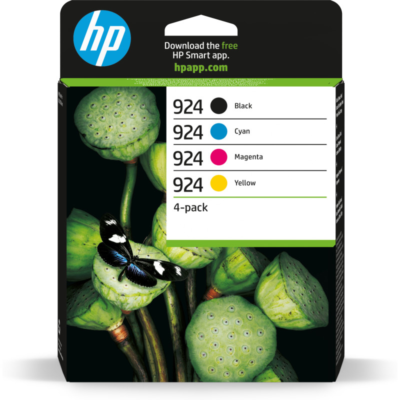 Pack cartucho hp 924 4 colores cmyk Pack cartucho hp 924 4 colores cmyk