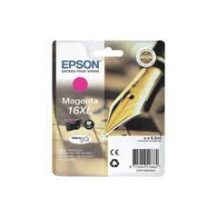 Cartucho tinta epson t163340 magenta xl wf - 2010 - 2510 - 2520 - 2530 - 2540 -  pluma