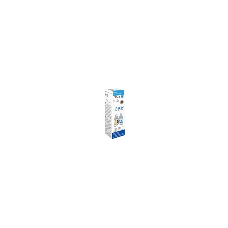 Cartucho ecotank epson 664 t664240 70ml l355 - l555 cyan