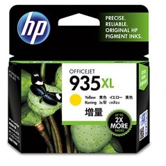 Cartucho tinta hp 935 xl c2p26ae amarilo officejet 6812 - 6815 - 6230 - 6830 - 6835
