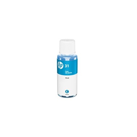 Botella tinta hp 31 cian 70ml 8000 paginas