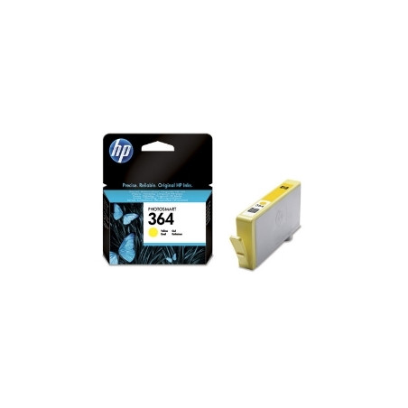 Cartucho tinta hp 364 cb320ee amarillo 3ml d5460 -  b8550 -  c6380 -  c5380