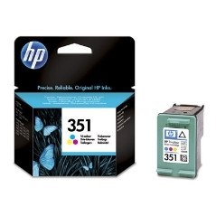 Cartucho tinta hp 351 cb337ee tricolor 3.5ml j5700 -  c5200 -  c4200