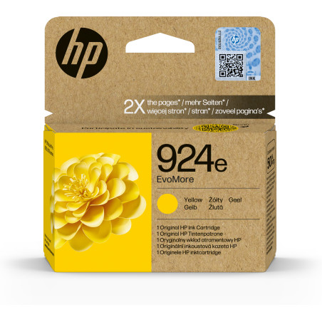 Cartucho tinta hp 924e amarillo officejet pro 8120 8130