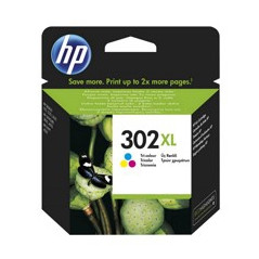 Cartucho tinta hp f6u67ae color n 302xl deskjet 1010 - 2130 - 45020