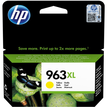Cartucho tinta hp 963xl 3ja29ae amarillo 23.25ml 1600 pages