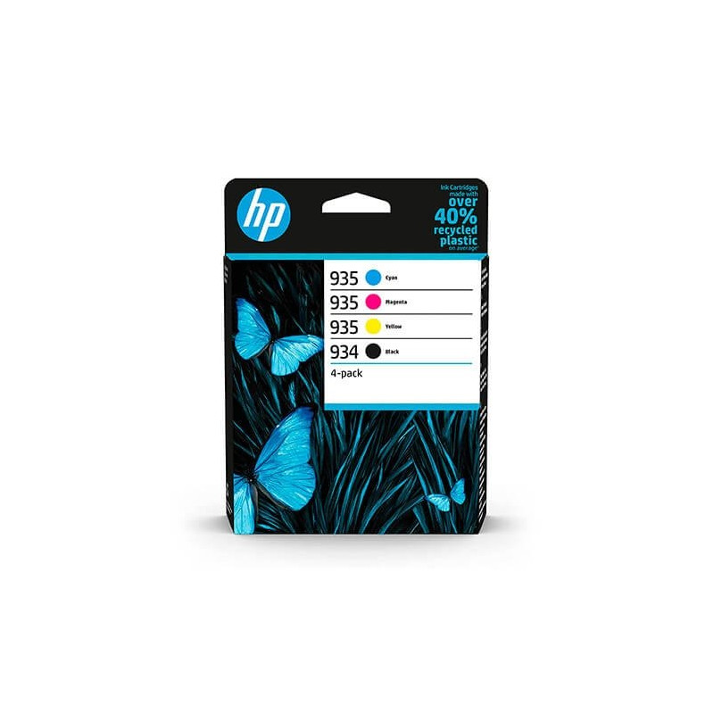 Multipack cartuchos color hp officejet pro 6200 - 934 negro - 935 cian magenta amarillo Multipack cartuchos color hp officejet pro 6200 - 934 negro - 935 cian magenta amarillo